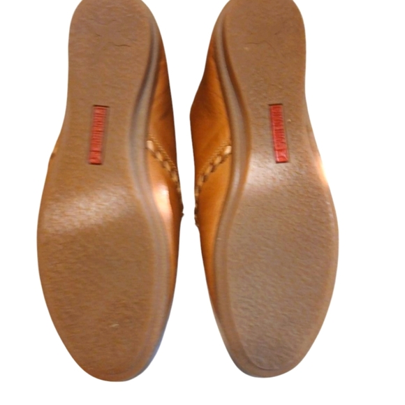 Pikolinos Tan Leather Oxfords Women's Leather Lace Up Flats Size 6 - Picture 8 of 10